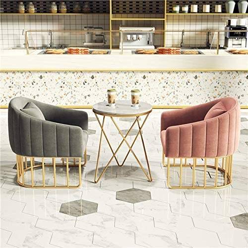 Modern Accent Single Sofa Golden Metal Frame Legs-Caligo