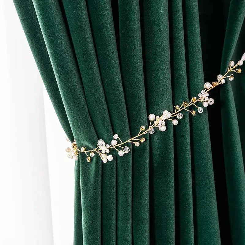 Hall Bedroom Velvet Curtain-Caligo