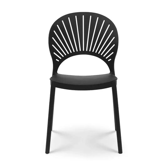 Hollow Out PP Stackable Chair-Caligo