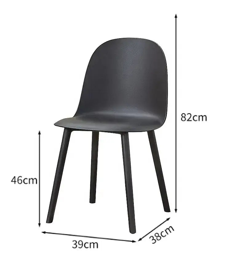 PP chair with faux leather cushion-Caligo