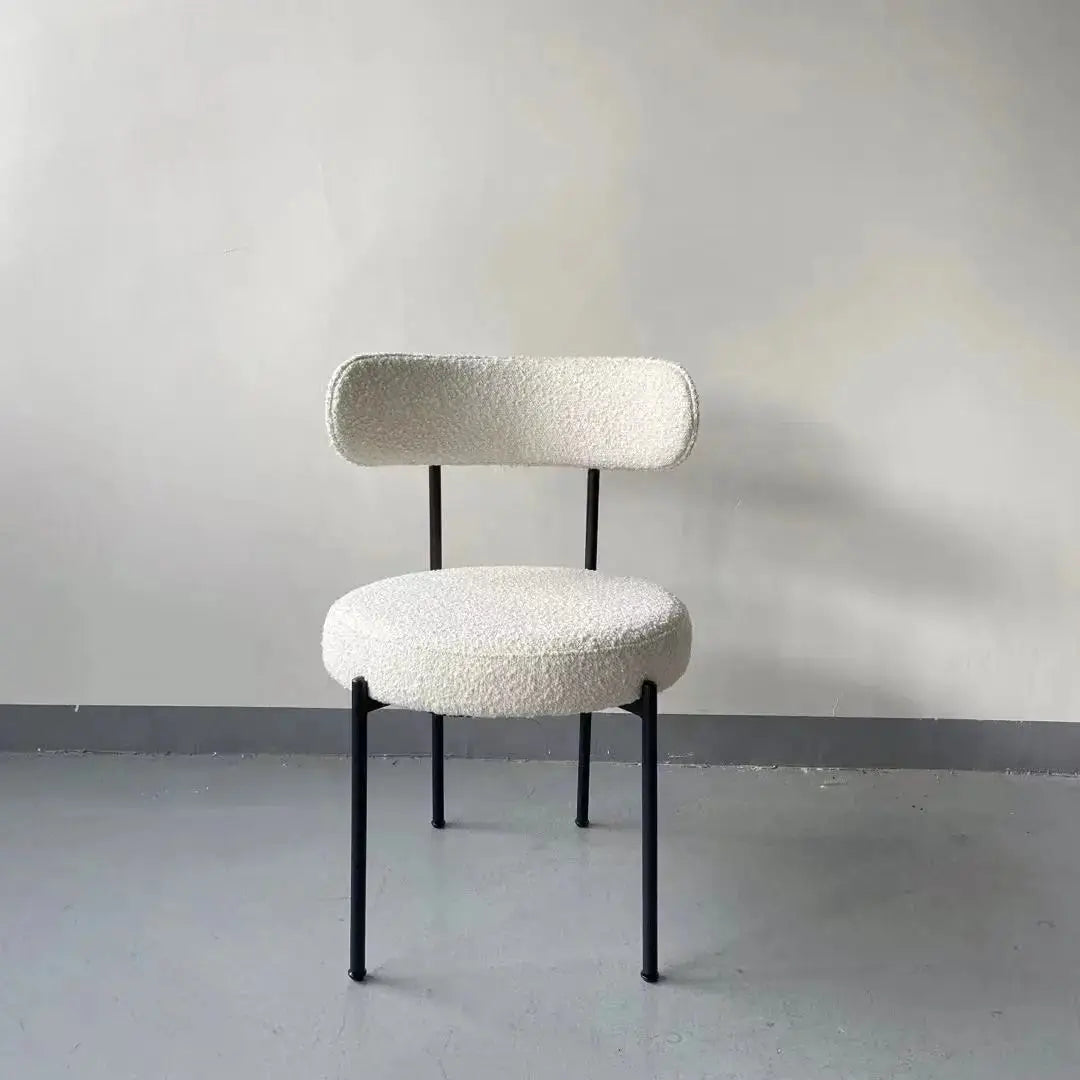 Boucle Removable Seat Chair-Caligo