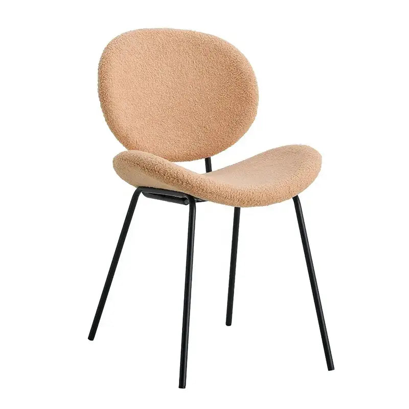 Fancy Boucle Fabric Chair-Caligo