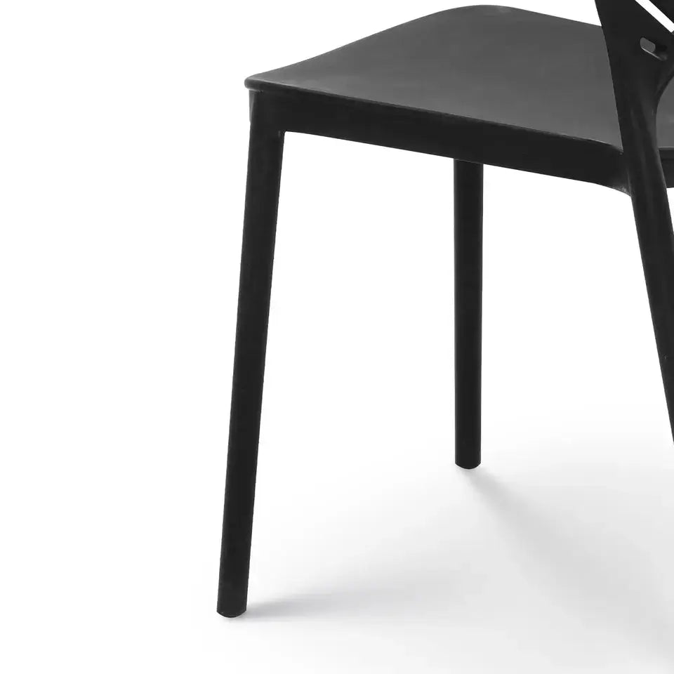 Hollow Out PP Stackable Chair-Caligo