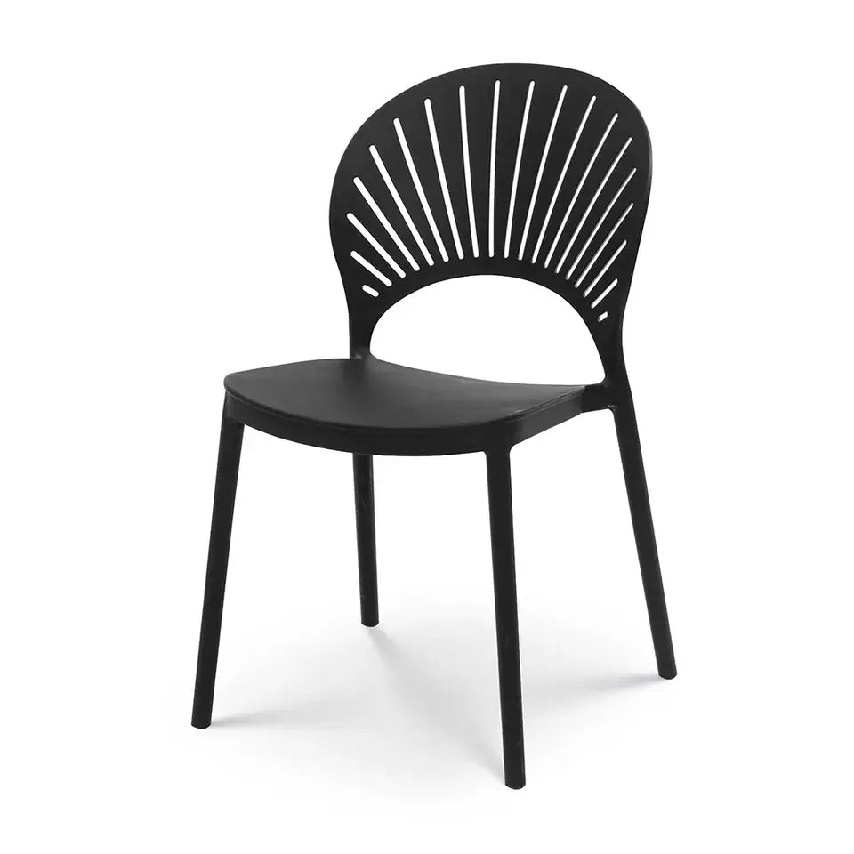 Hollow Out PP Stackable Chair-Caligo