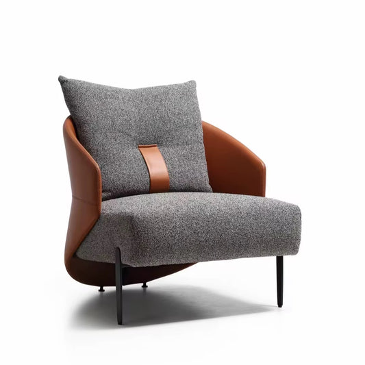 Suede Leather Strap Lounge Chair Dubai
