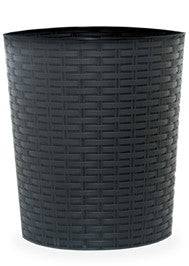 Dustbin with cover Black 15L-Caligo
