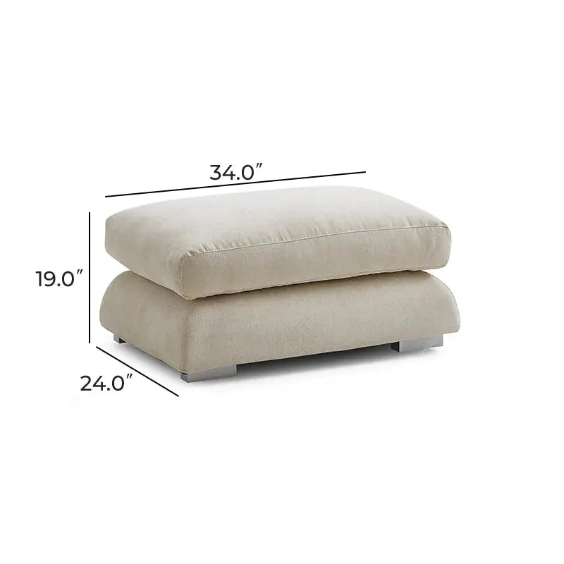 L-Shape Customized living hall bedroom Sofa-Caligo