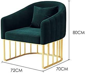Velvet Chairs Modern Accent Metal Frame Legs-Caligo