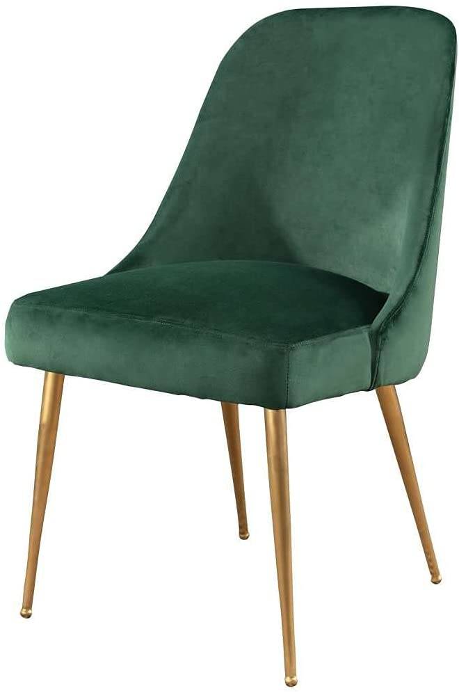 Velvet Fabric Chair-Caligo
