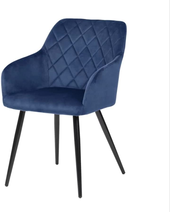 Velvet Fabric Chair-Caligo