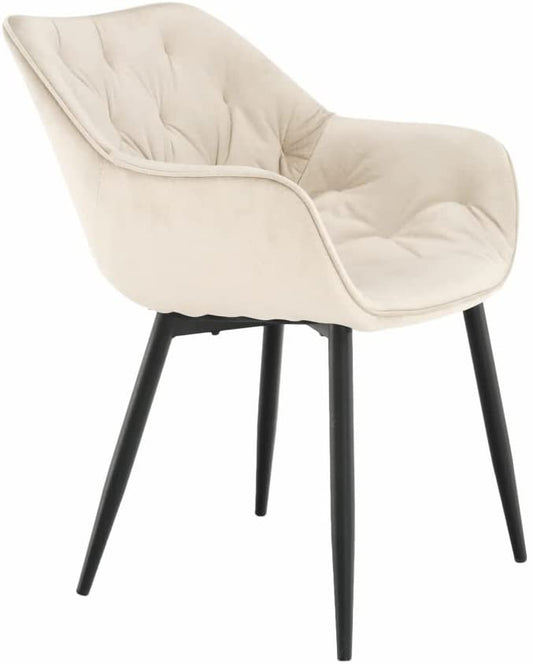 Velvet Dining hotel reception visitor chair-Caligo