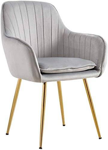 Ella Velvet Chair (Gold legs)-Caligo