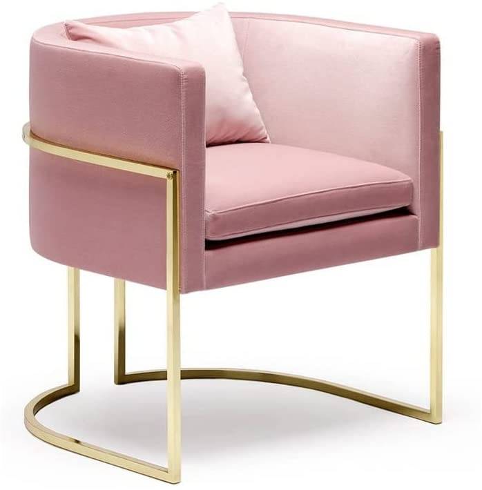 Cafe reception salon velvet Fabric Chair-Caligo