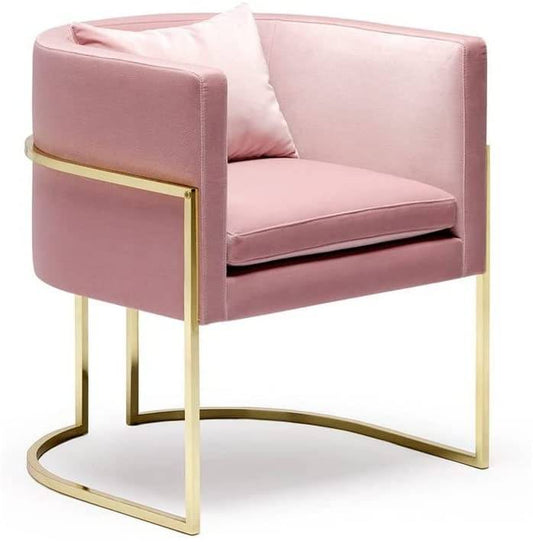 Cafe reception salon velvet Fabric Chair-Caligo