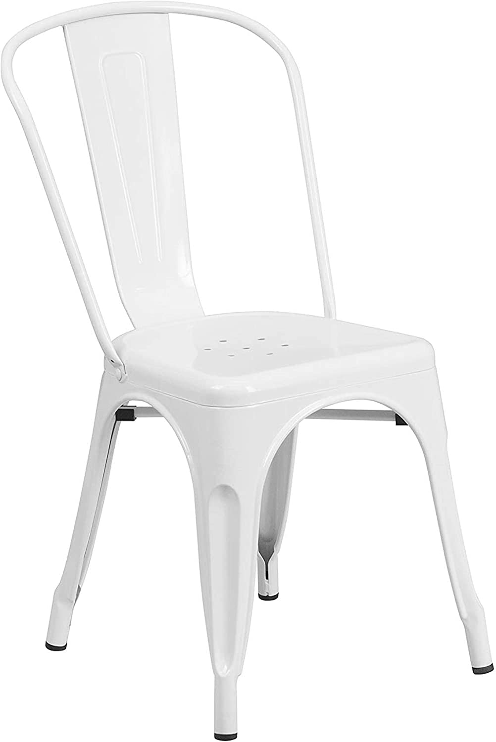 Stackable metal dining chair-Caligo
