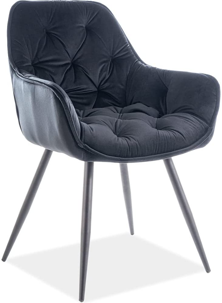 Velvet Dining hotel reception visitor chair-Caligo