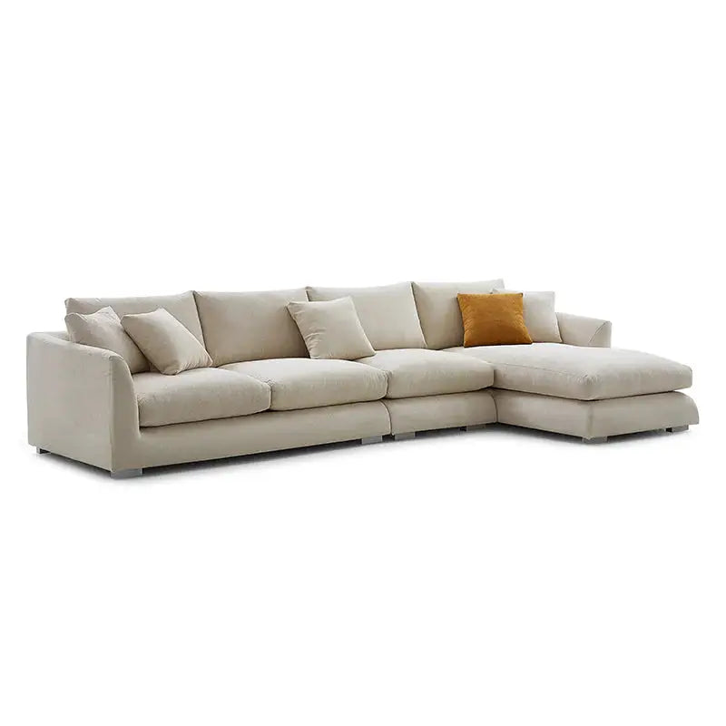 L-Shape Customized living hall bedroom Sofa-Caligo