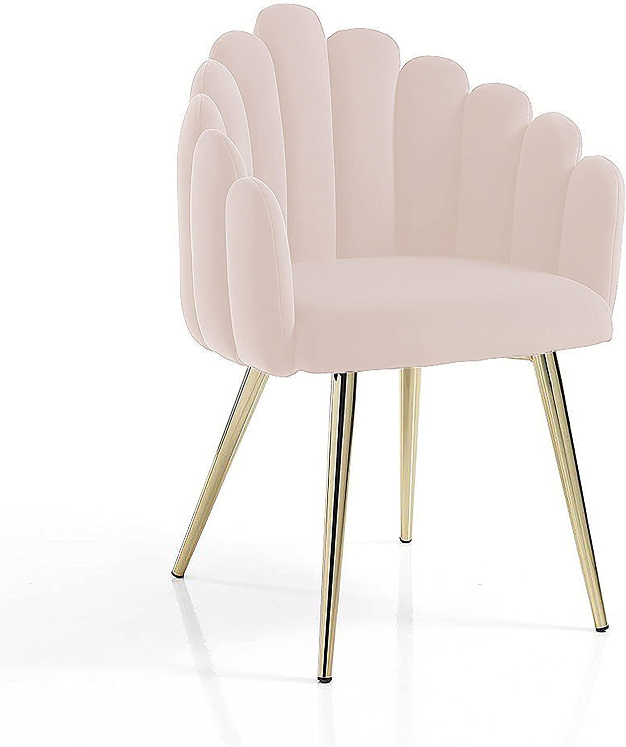 Flower design velvet chair-Caligo