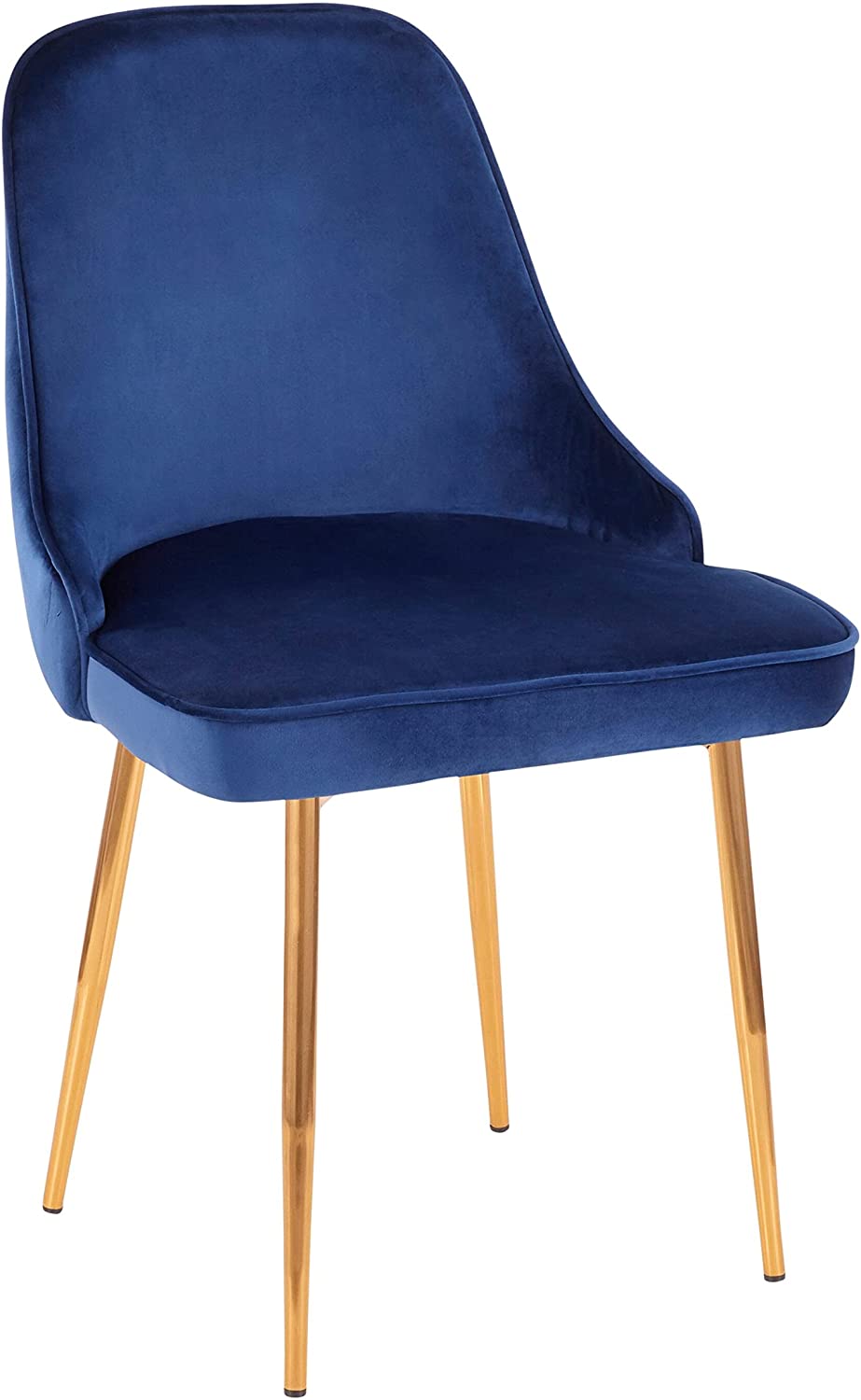Velvet Fabric Chair-Caligo
