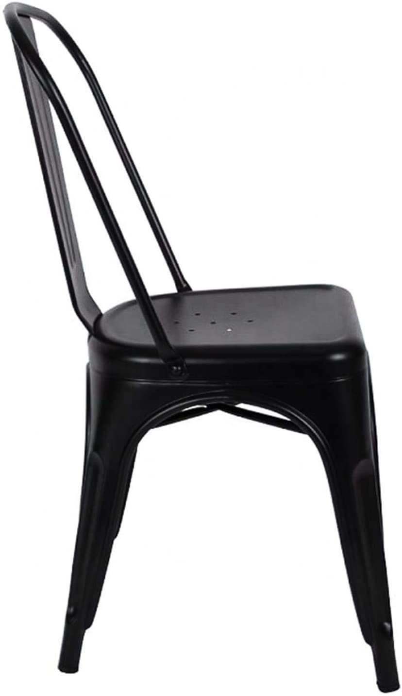 Stackable metal dining chair-Caligo