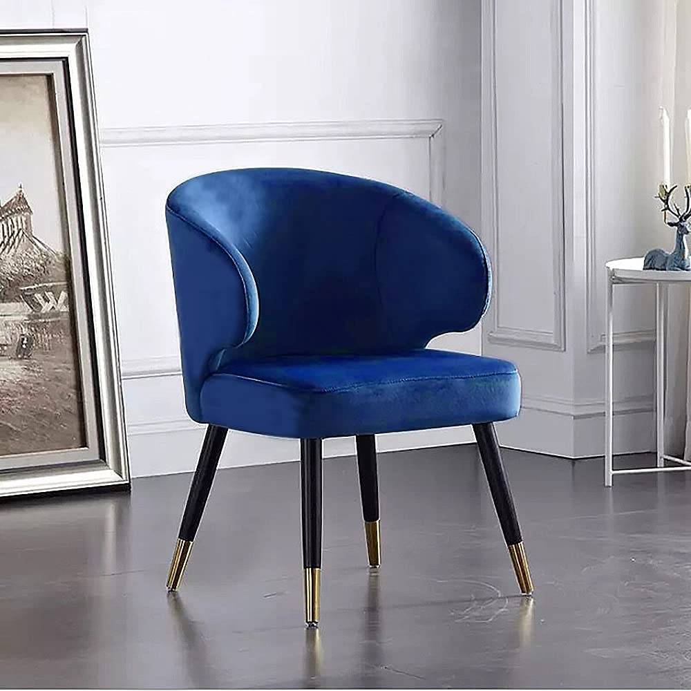 Velvet Flannelette Dining Chair-Caligo