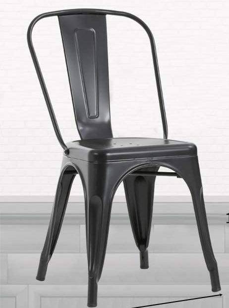 Stackable metal dining chair-Caligo