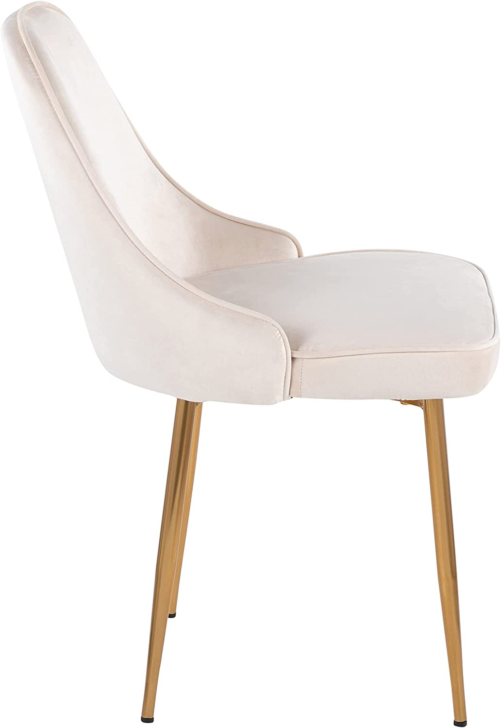 Velvet Fabric Chair-Caligo