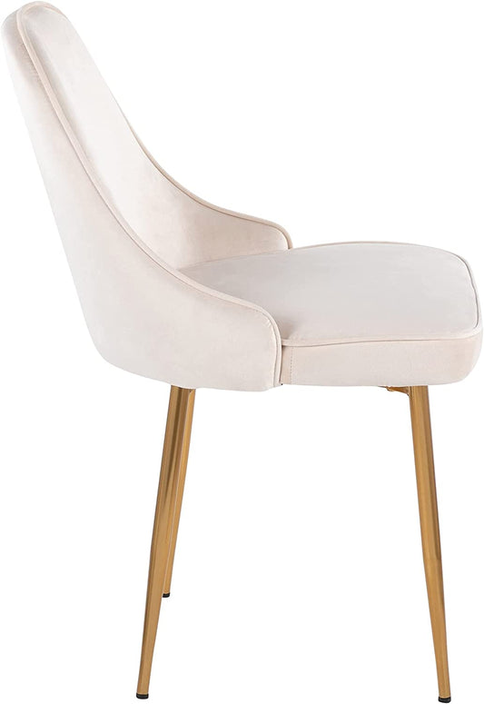 Velvet Fabric Chair-Caligo