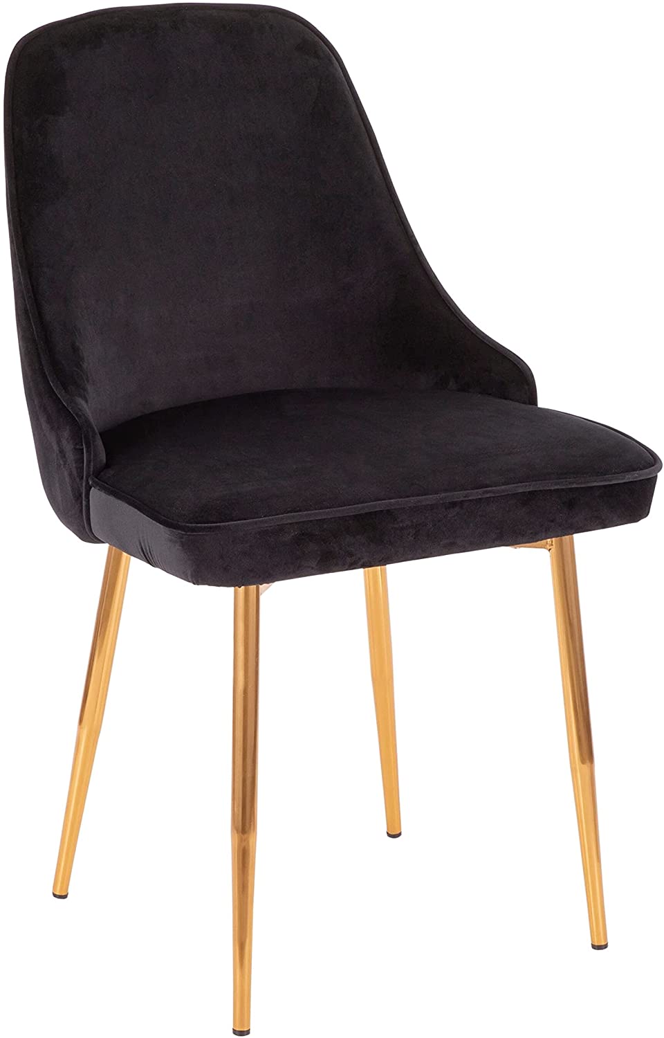 Velvet Fabric Chair-Caligo