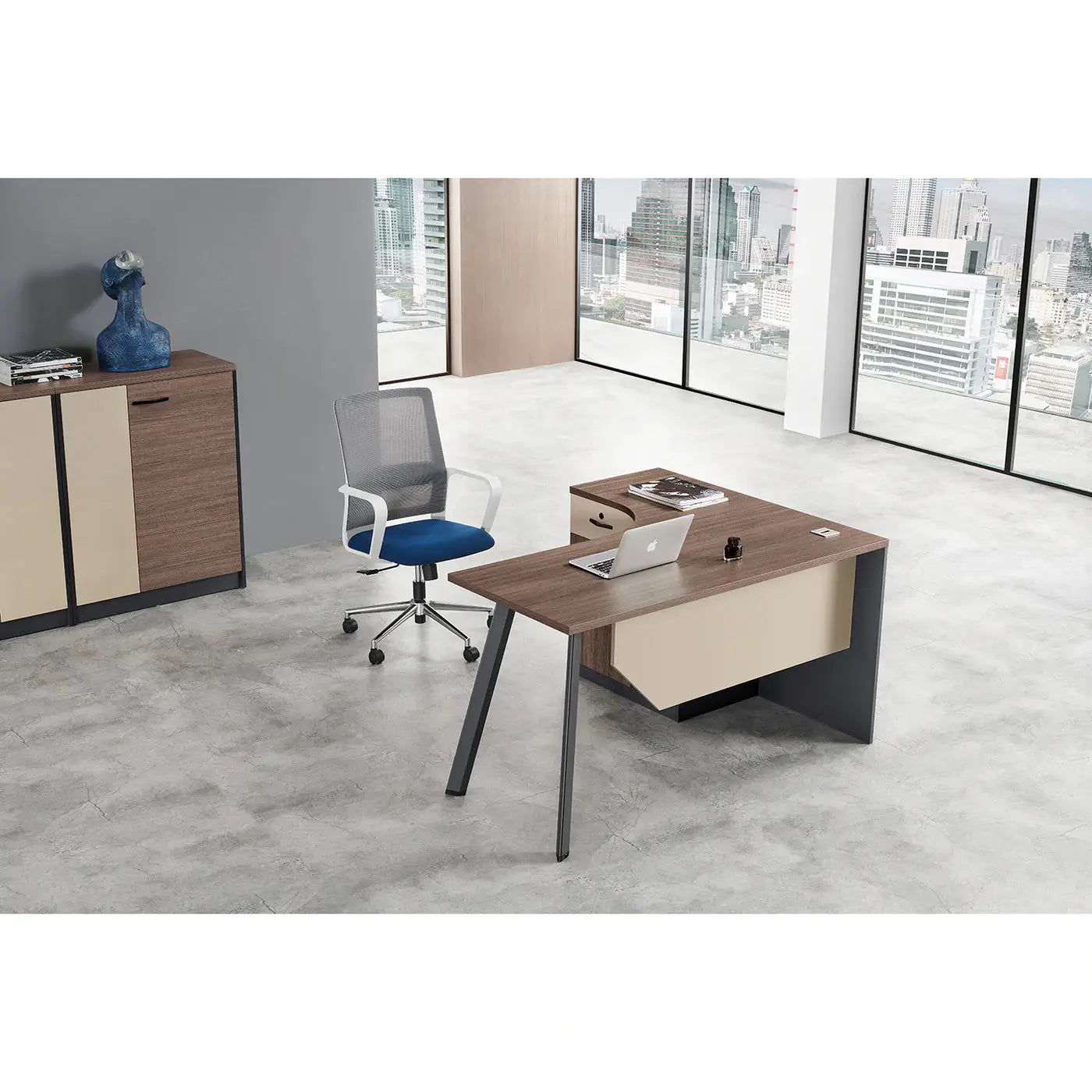 Table L-shaped Executive Desk Kit - 55 inch-Caligo