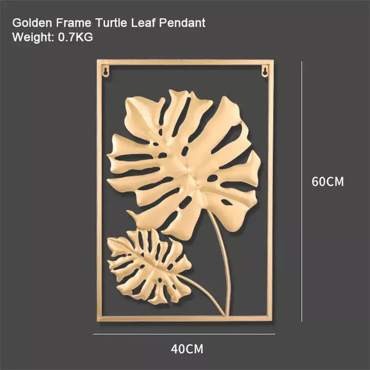 Plant Art Hanging Metal Home Wall Décor-Caligo