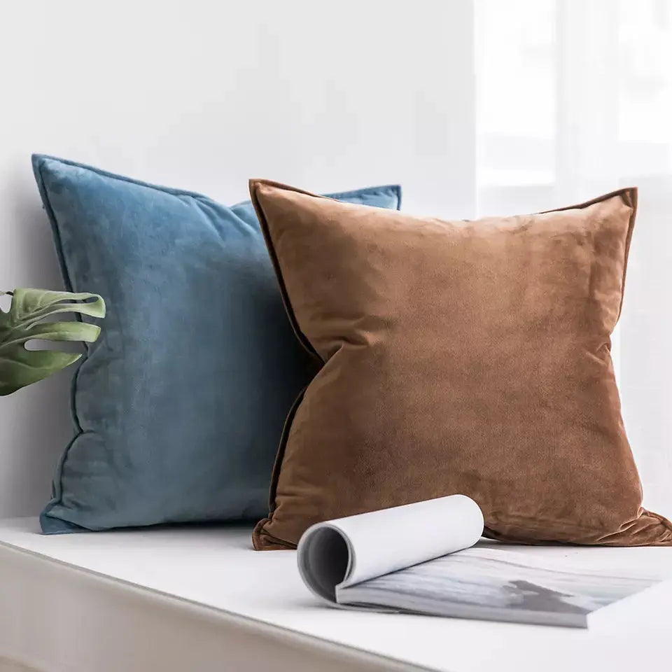 Velvet fabric Support Cushion for Sofa Dining Kitchen 7pc