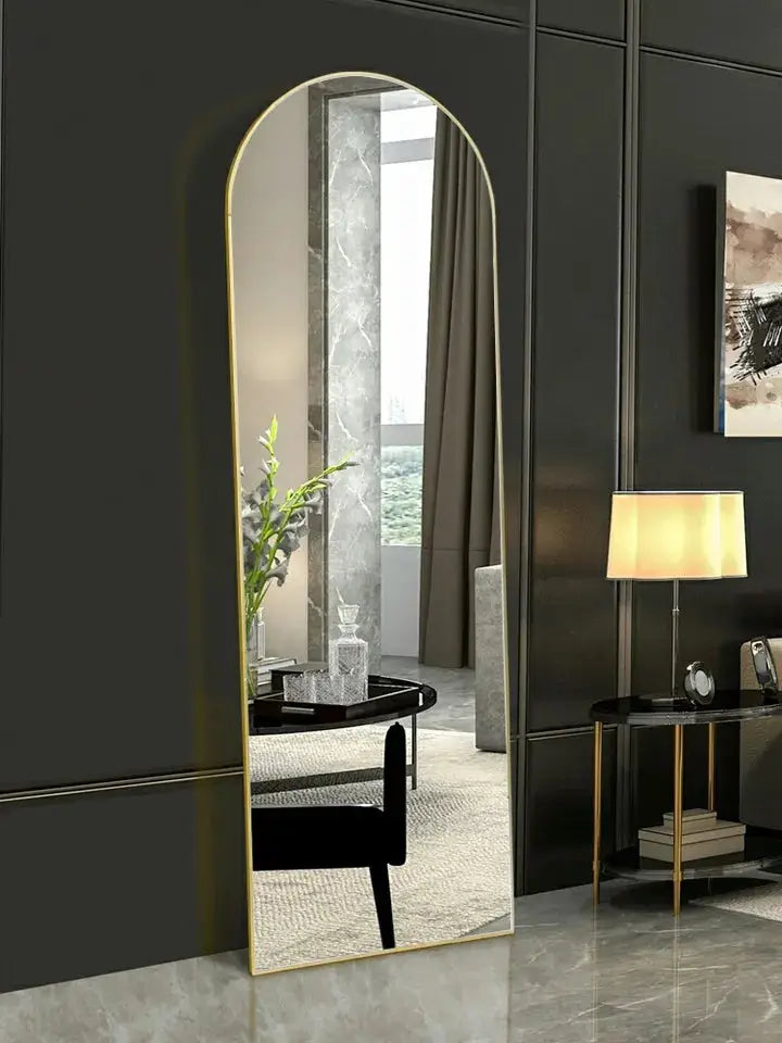 Oval arc home cafe mirror-Caligo