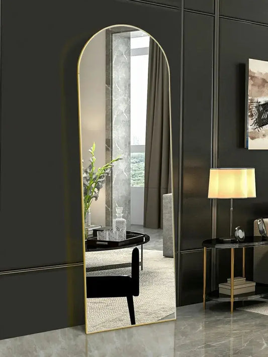 Oval arc home cafe mirror-Caligo