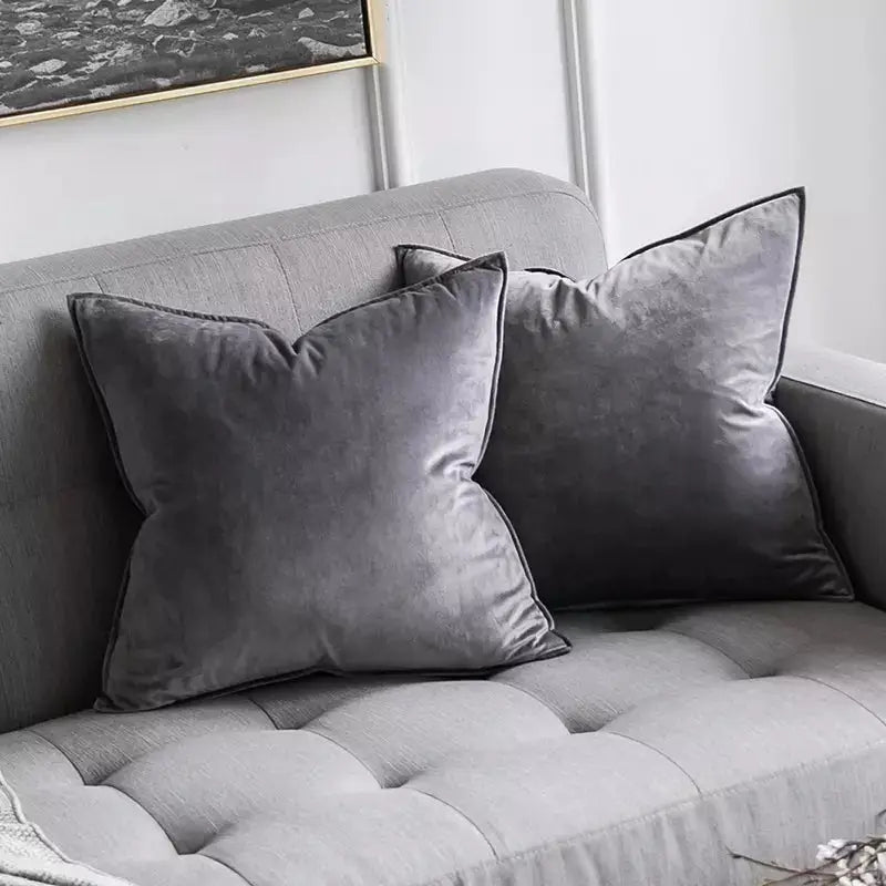 Velvet fabric Support Cushion for Sofa Dining Kitchen 7pc