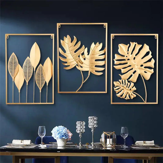 Plant Art Hanging Metal Home Wall Décor-Caligo