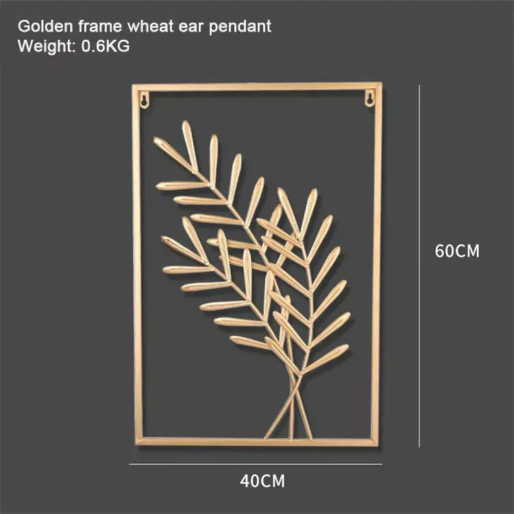 Plant Art Hanging Metal Home Wall Décor-Caligo