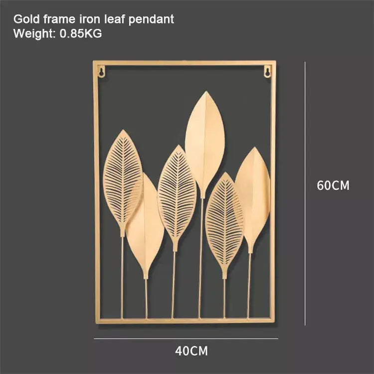 Plant Art Hanging Metal Home Wall Décor-Caligo