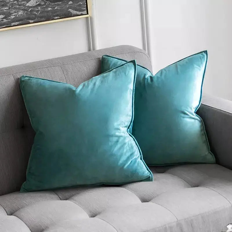 Velvet fabric Support Cushion for Sofa Chair 7pc-Caligo