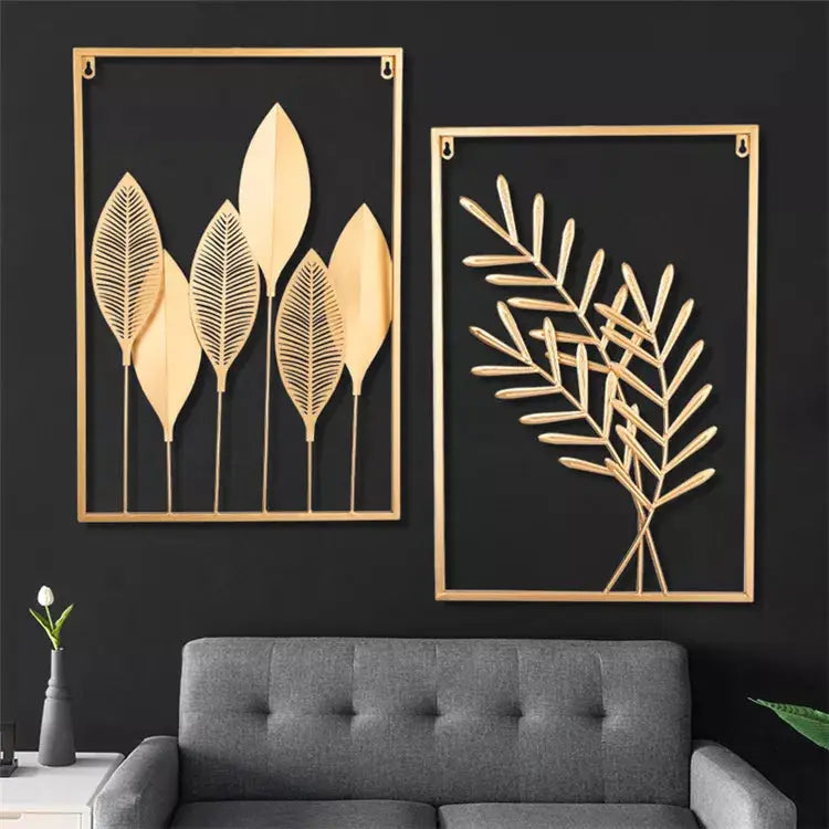 Plant Art Hanging Metal Home Wall Décor-Caligo