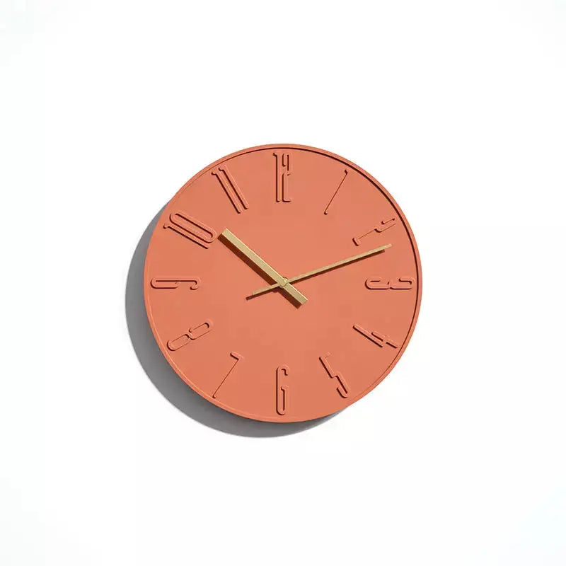 Luxury Modern Custom Concrete Nordic Clock And Wall -Caligo