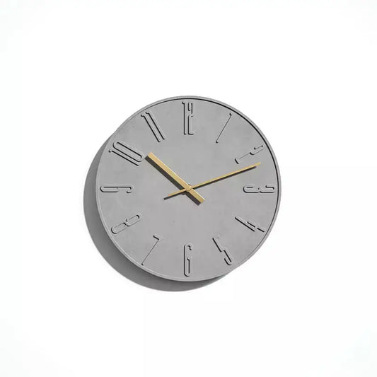 Luxury Modern Custom Concrete Nordic Clock And Wall -Caligo
