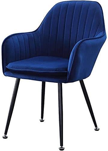 Ella Velvet Chair (Black legs)-Caligo