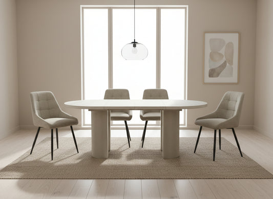 Harmon and Sierra dining table set