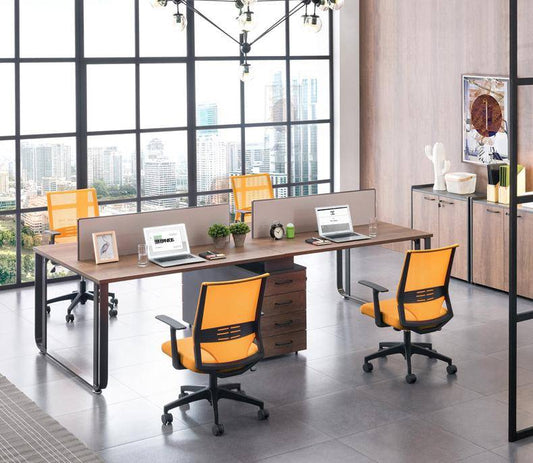 4 Person Workstation Benching Desk-Caligo