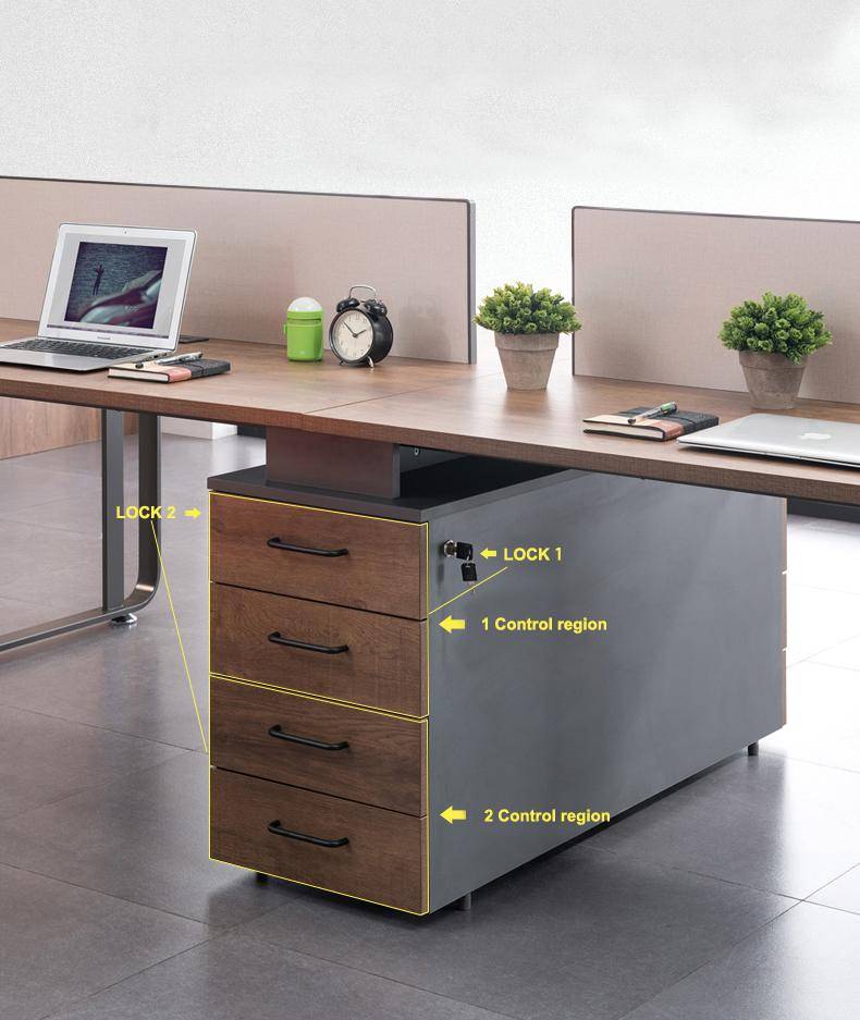 4 Person Workstation Benching Desk-Caligo