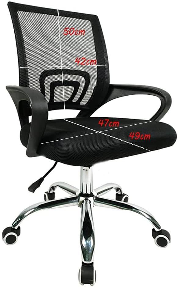 Office Chair Lift Rotate The Wheel 360°,Black