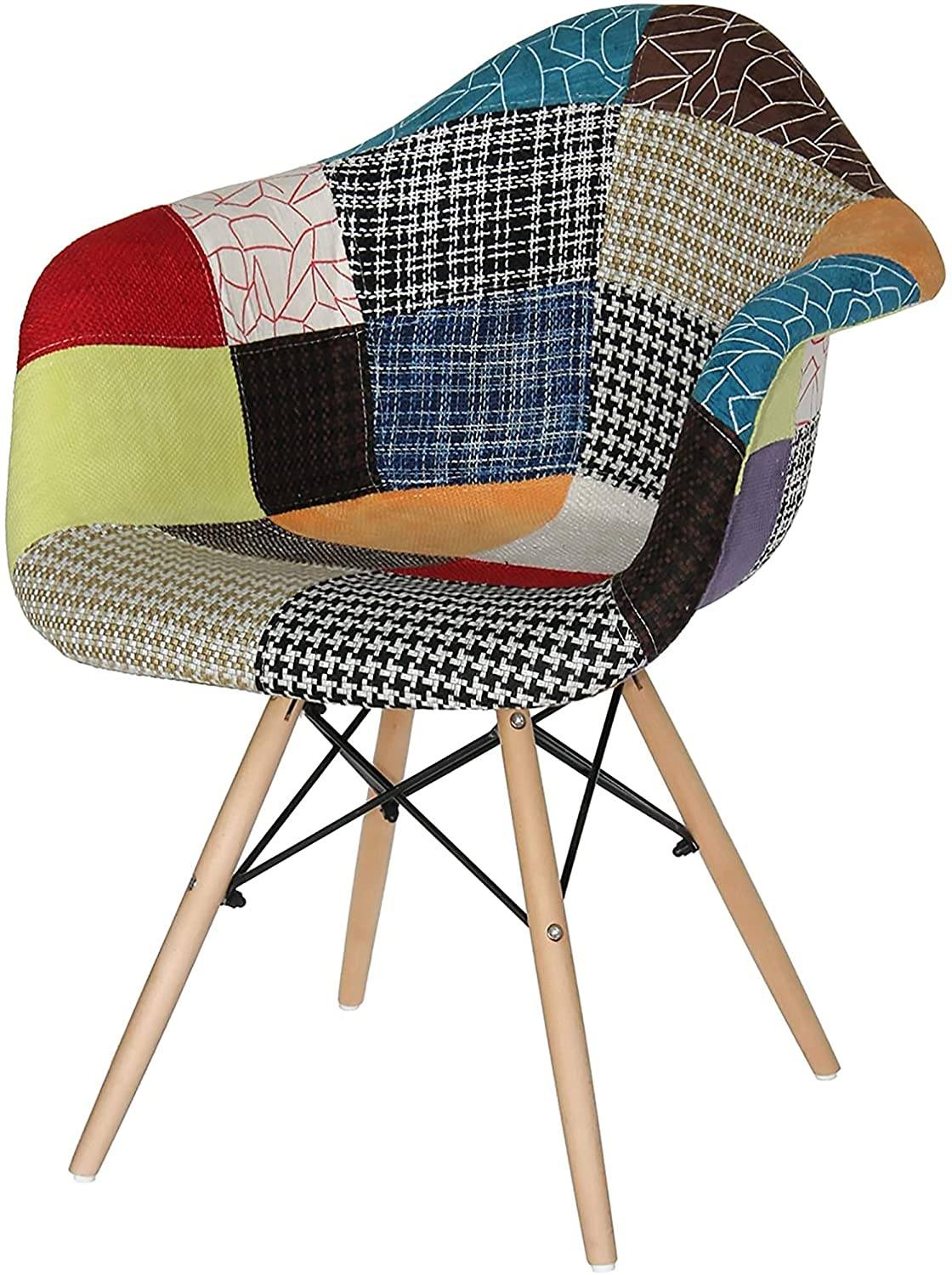 Dining - Vogue Designer Dining Chair, Multi Color - H 83 Cm X W 47 Cm X D 62 Cm