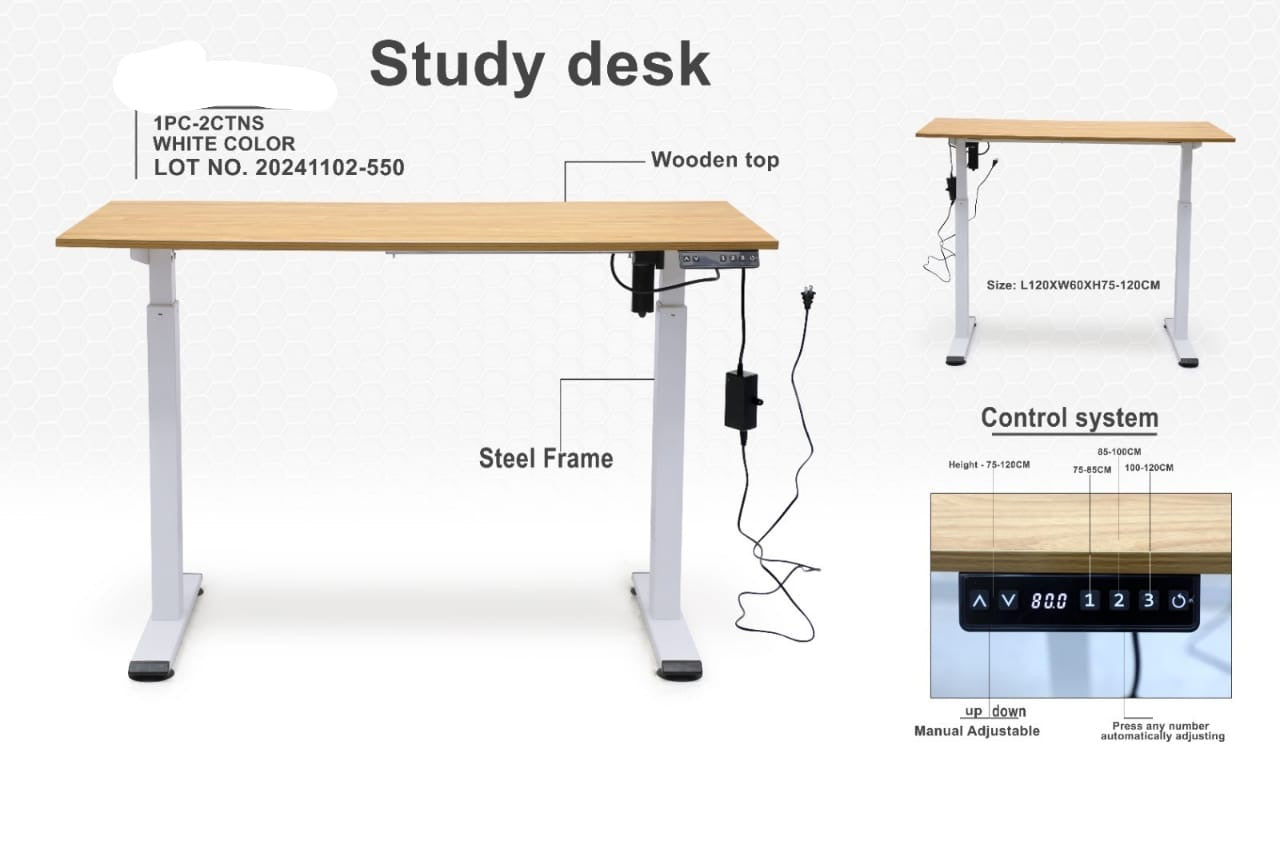 Modern office electric adjustable sit and stand desk-Caligo