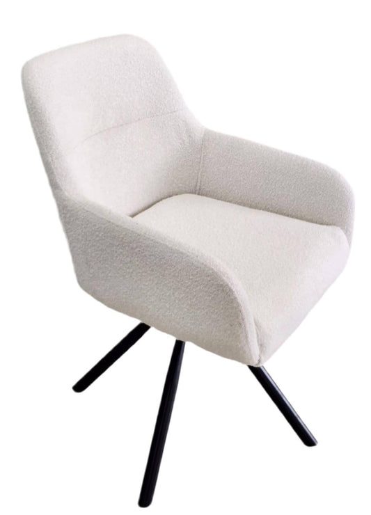 Boucle Rotatable Chair